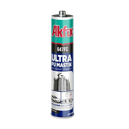 AKFİX 647FC PU MASTİK OTO 280ML SİYAH (24)